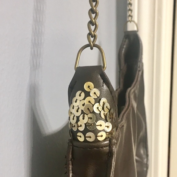 Mixed metals shoulder bag - Picture 2 of 7
